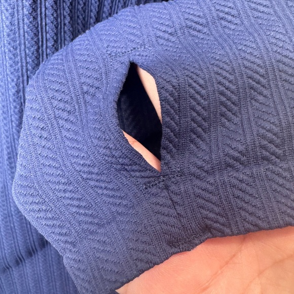 PINK by Victoria's Secret Seamless Long Sleeve Top Navy - Picture 12 of 13